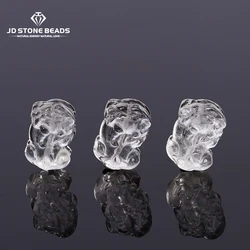 1 Pc Natural Stone Rock Quartz Pixiu Carved Wealth Bead For Jewelry Making Diy Necklace Bracelet Pendant Accessory Findings