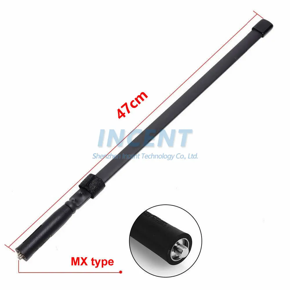 Tactical Folding VHF UHF Antenna 136-560Mhz for Motorola Radio GP88 GP328 380  SP10 SP50HT1250  GP2000 GP3688 HT600 HT750