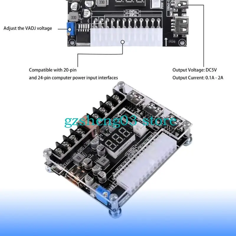 

US75C Высокая ток -плата преобразования питания с несколькими выходами, включая адаптер порта USB & Type C за 20 п.