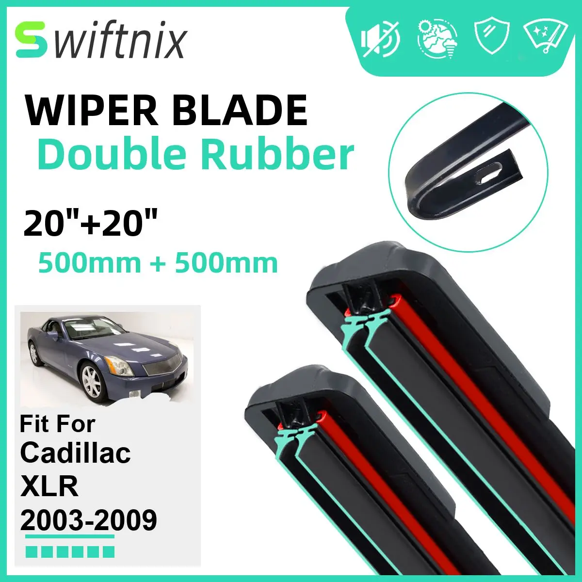 

Щетки стеклоочистителя для Cadillac XLR 2003-2009, 2006-2007