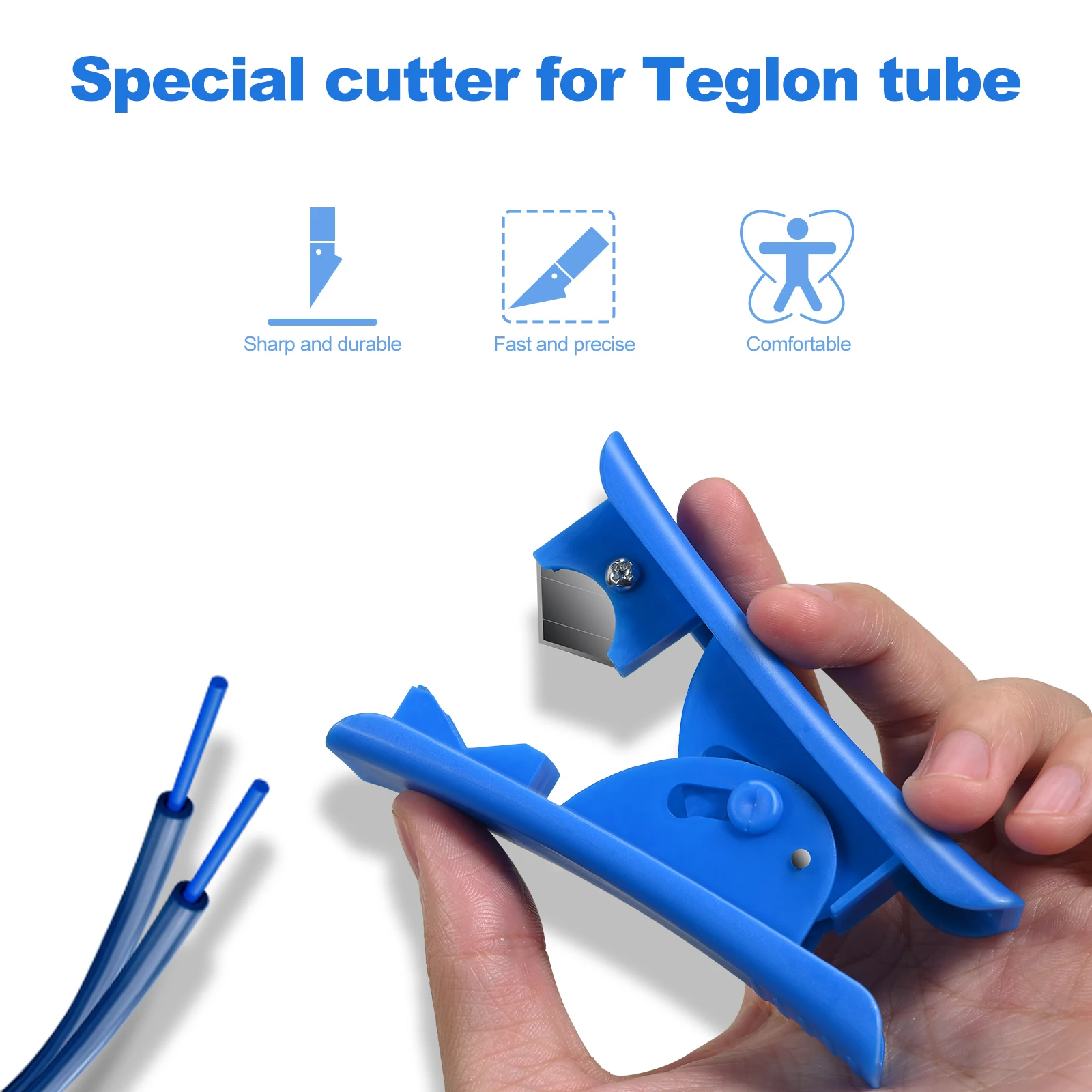 For 3D Printer Parts Tube Nylon PVC PU Cutting Tools Tube Cutter Mini Portable Pipe Cutter Blade