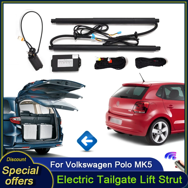 For Volkswagen VW Polo 6R 6C 61 MK5 2009~2018 Car Electric Tailgate Strut Vehicle Power Rear Door Lift System Kit for Trunk