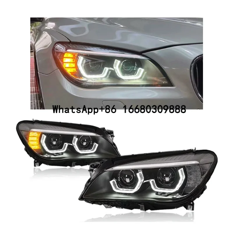 

7 Series F01 F02 Upgrade Headlight for 2009-2015 740i 730i 735i LED Head Lamps DRL Dynamic Turn Signals Projector Lens Light