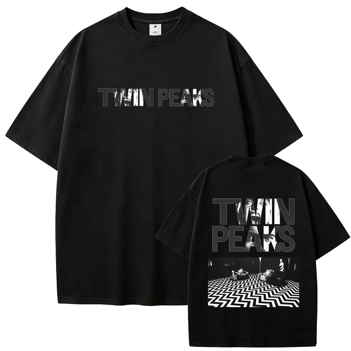 

Hot Sale TV Play Twin Peaks T-shirt Men Women Casual High Qlaity Soft Cotton T Shirts Men's Fashion Hip Hop Oversized Streetwear