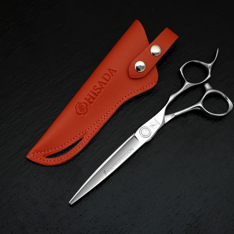 HISADA Hairdressing Scissors Black Suit 6.0 6.5 7.0 Advanced Black Coating Scissors, VG10 Steel Professional Hairdressing Scisso