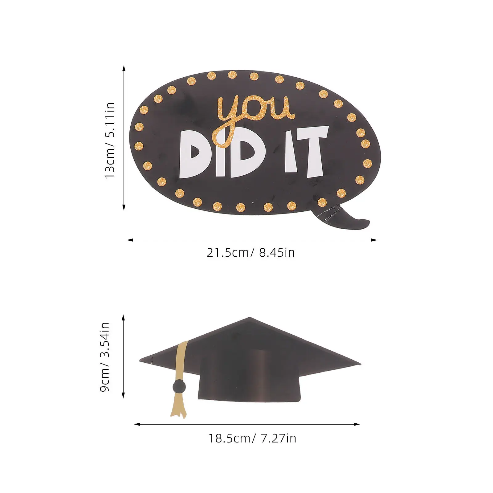 Graduation Photo Prop Frame Wooden Senior Party Photo Booth Decor Ceremony Keepsake Celebration Supplies