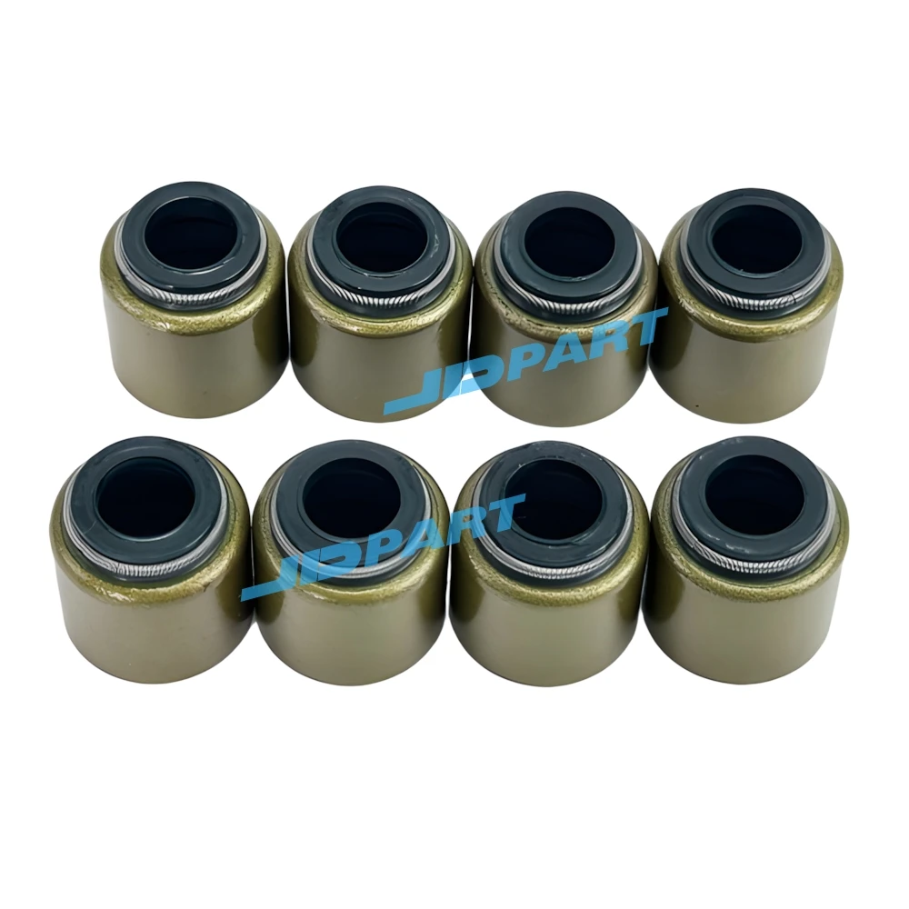 8PCS YN38GBZ Valve Oil Seal For YunNei Excavator Engine Parts