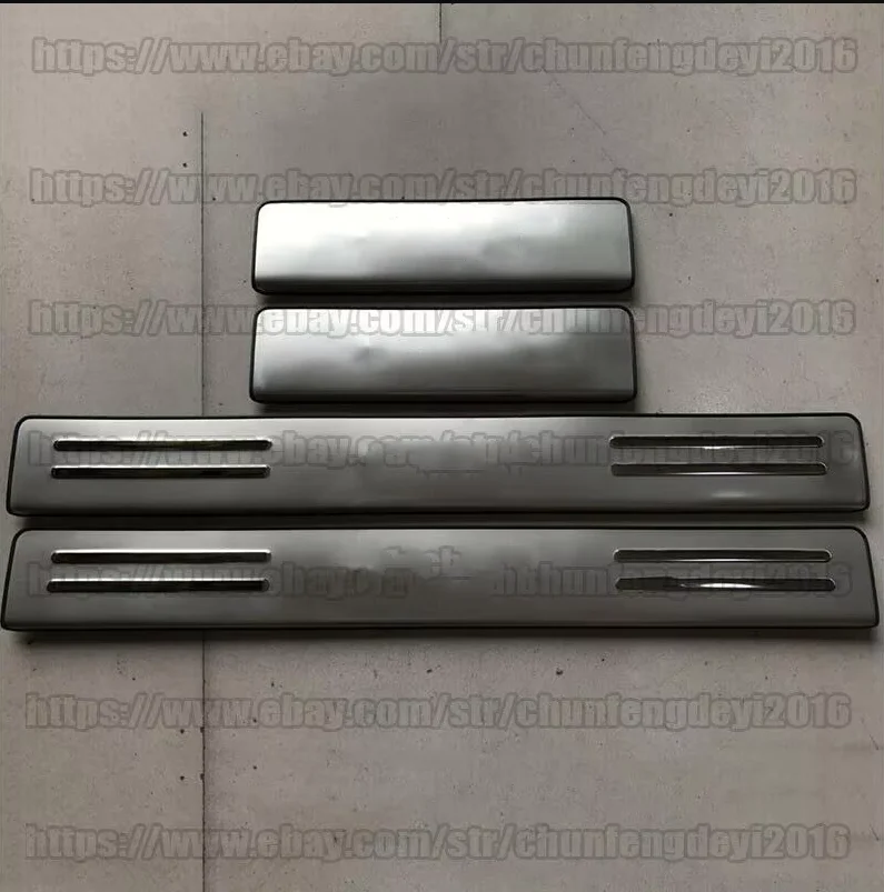 4pcs Stainless Door Sill plate Guards protector cover TRIM For Honda Accord 2014-2017 car accessories