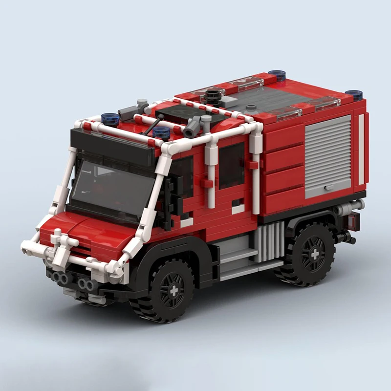Moc Bausteine Utrecht Wildland Feuerwehrauto Technologie Modulare Ziegel Modell Geschenke Weihnachten Spielzeug DIY Sets Montage!