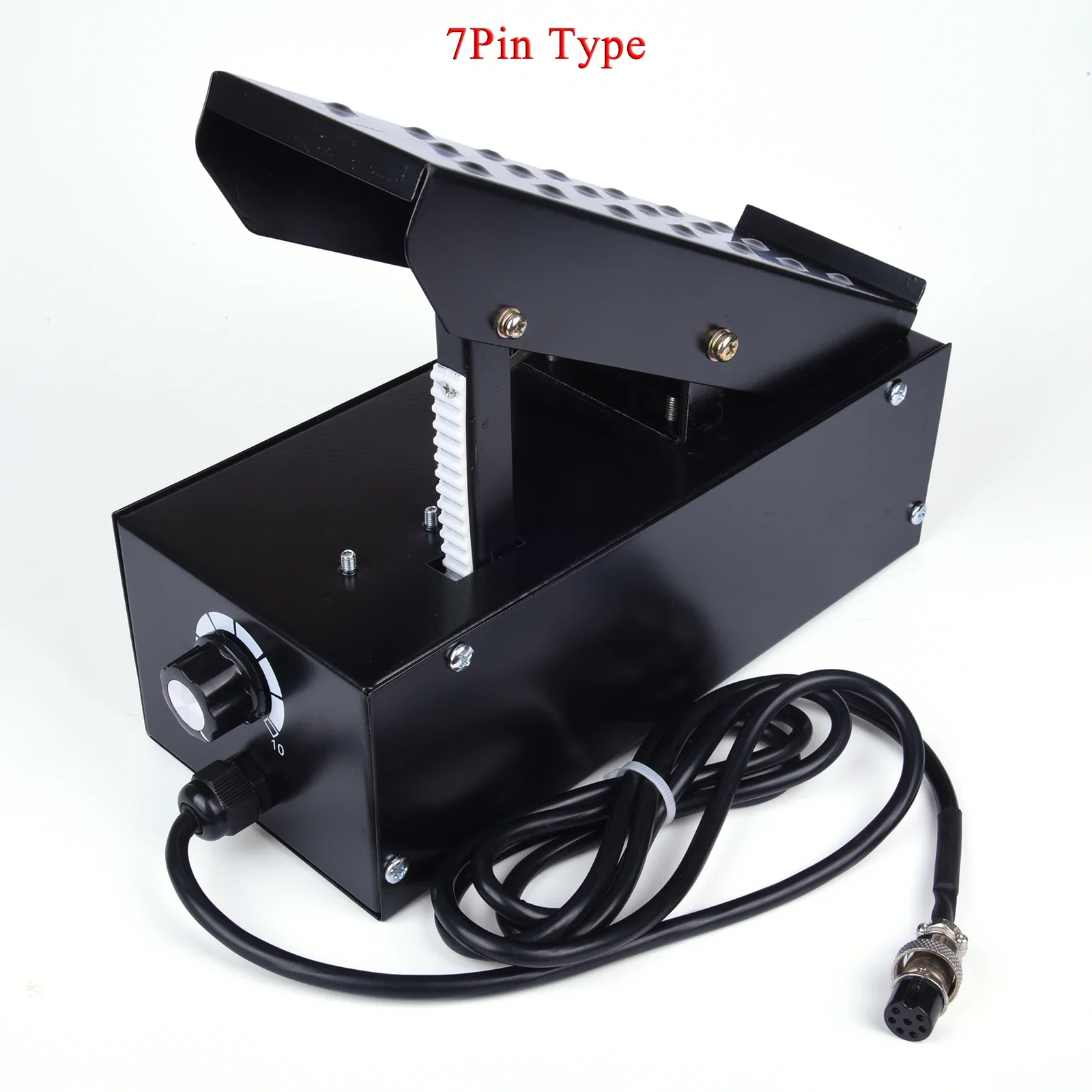 2+3/7 Pins Foot Pedal Power Amperage Controller Current Stepless Adjustable Switch For TIG ATGW Spot Weldding IGBT Machine