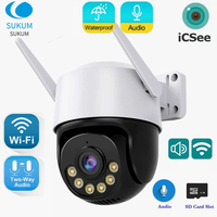 1080P ICSee WIFI Security IP Camera Outdoor Color Night Vision Waterproof Wireless Camera Smart Home