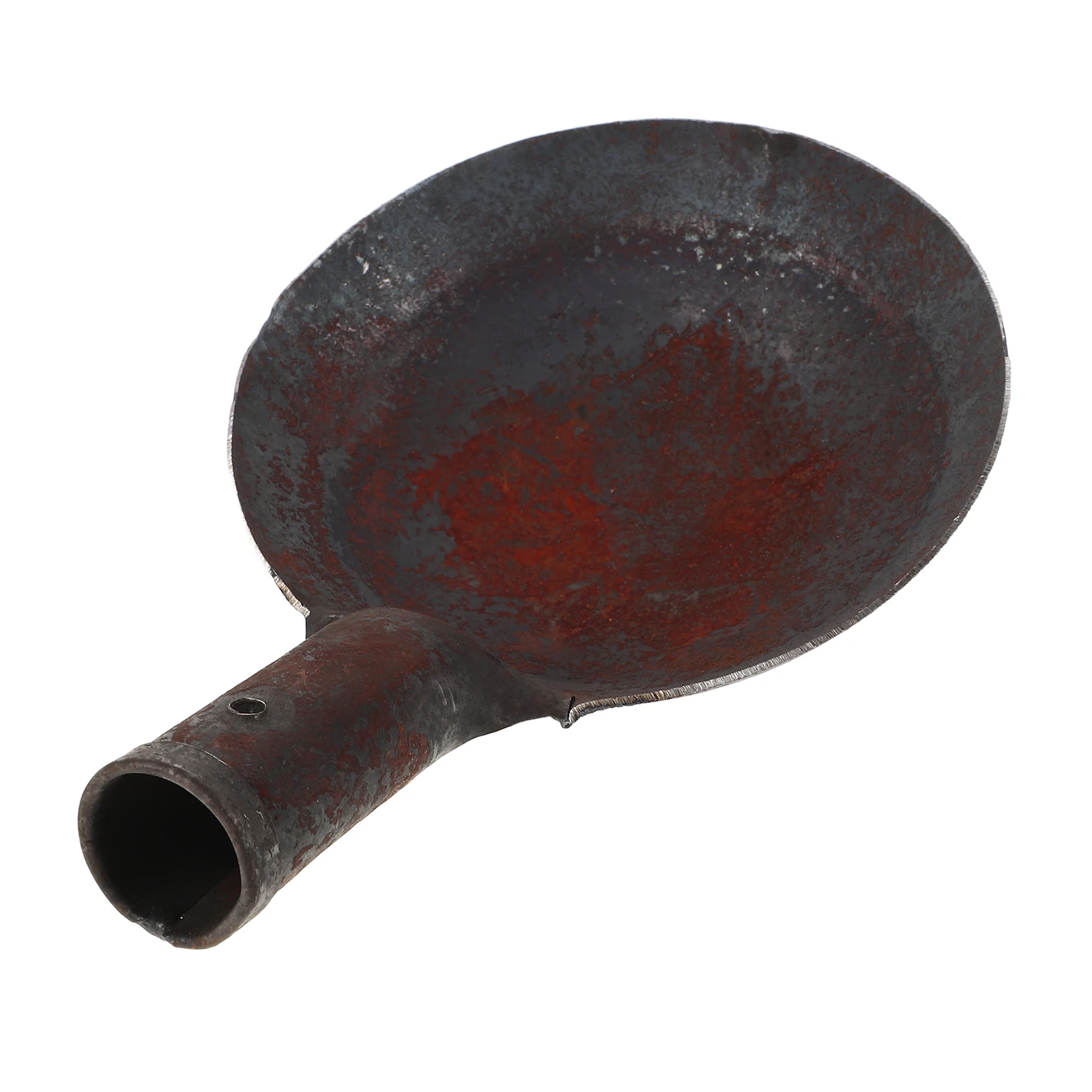 

Fecal Scoop Iron Ladle Round Shelling Tools Cleaning Scoop Durable Material Easy Clean Home Construction Farm Use