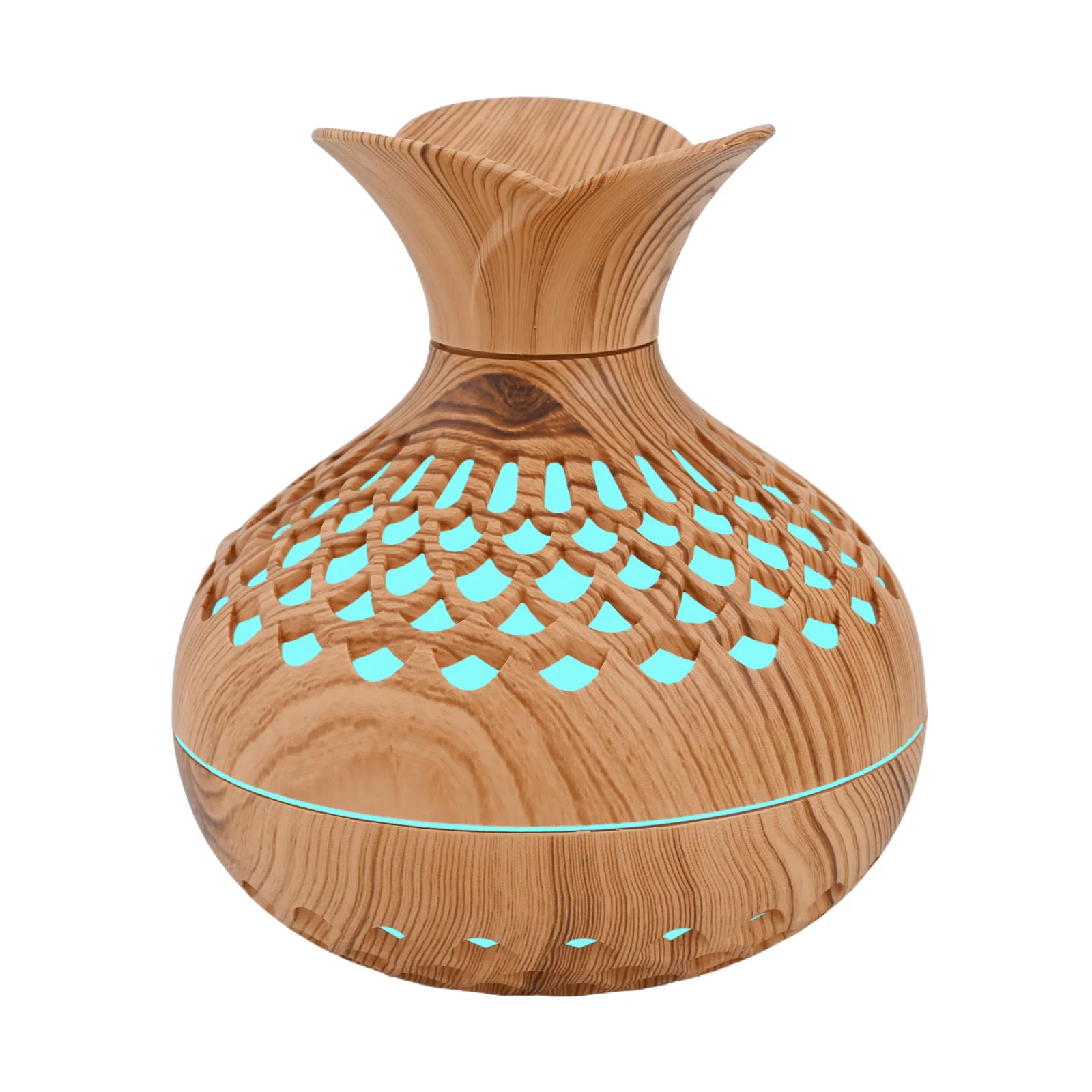 Wood Grain Humidifier 300ml USB Aroma Diffuser Atomizer USB Household Humidifier Hydrating Instrument Desktop Humidifier