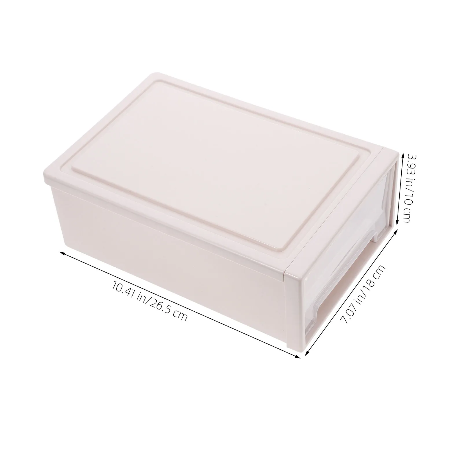 Large Capacity Transparent Stackable Plastic Storage Drawer for Clothes Blankets Quilts Books Holiday Decorations Closet Bedroom