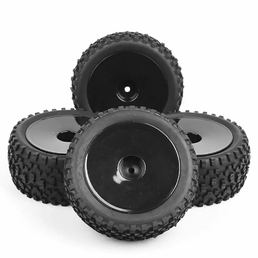 4 pneus de buggy avant et arrière, roues 1:10, pneus de voiture RC pour HSP