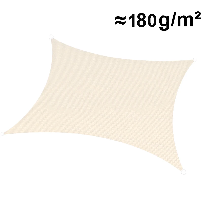Large Sunshade Sail Thicken Quadrilateral Sun Shelter 4x4 6x6m Outdoor Yard Garden Balcony Camping Canopy Beige Sun Shade Sail
