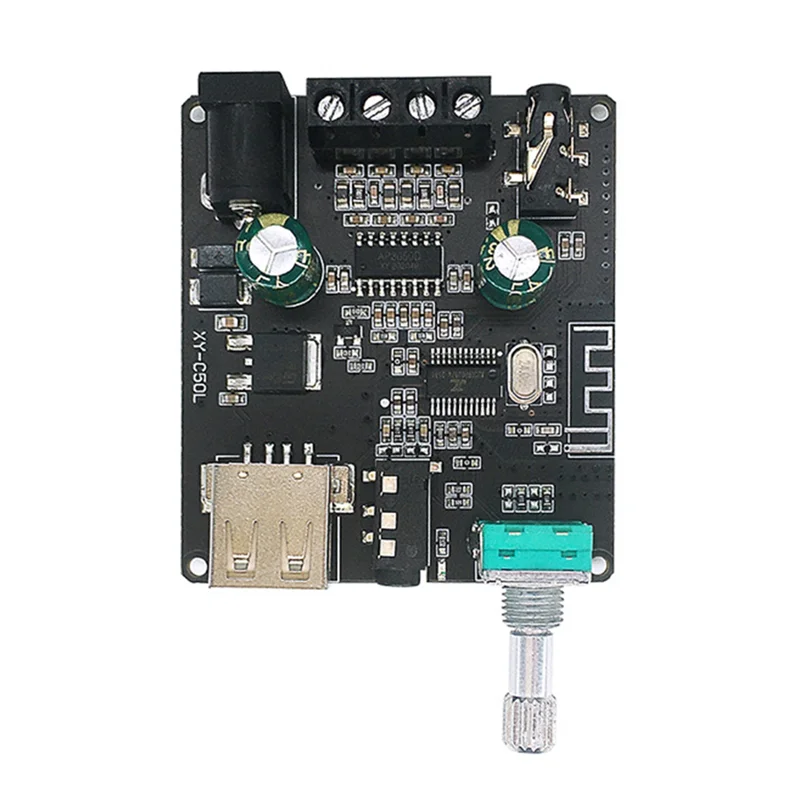 

Audio Amplifier Board Digital Power Amplifier Board 50W Dual Channel 360-Degree Stepless Tuning For Home Theater