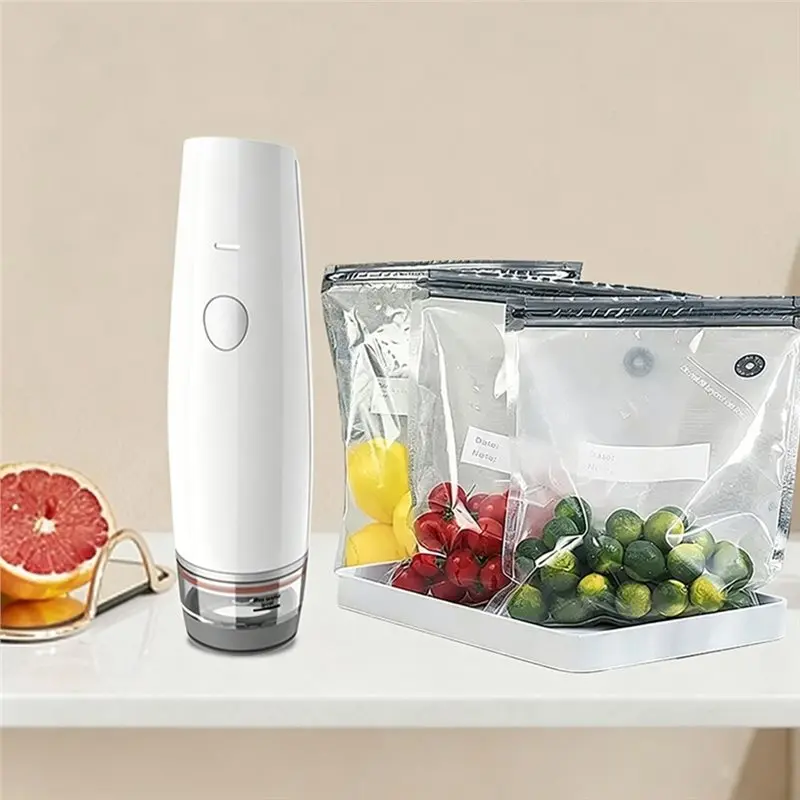 [HOT!A24R】 For Sous Vide& Meal Prep Compatible Compact For Food Vacuum Sealer, Rechargeable Handheld Vacuum Sealing Machine