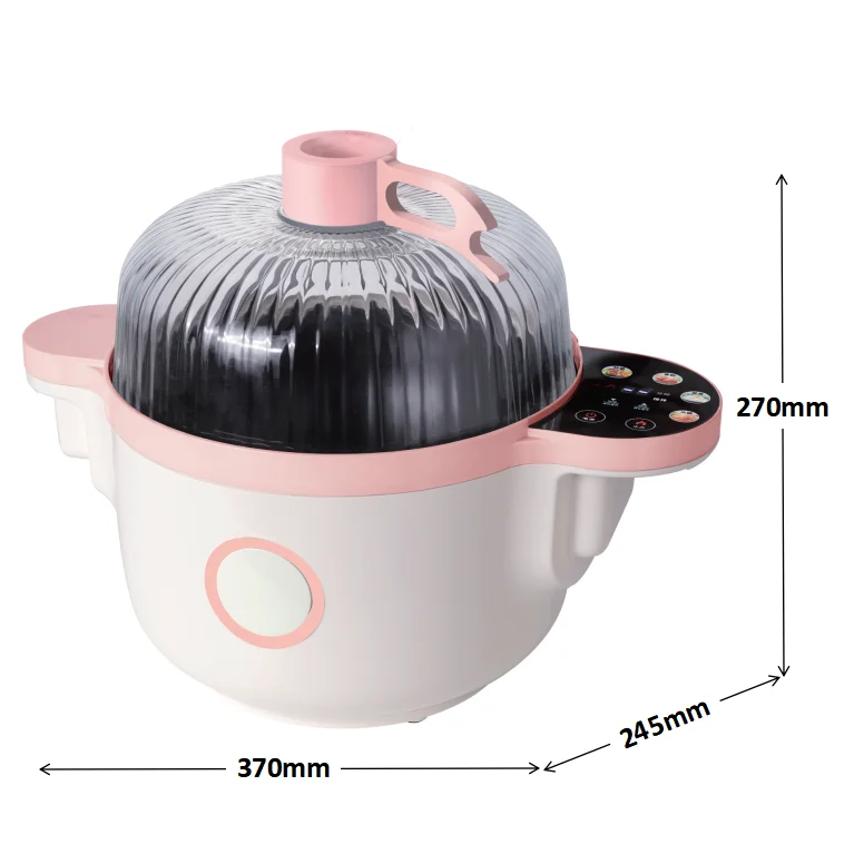 1400W Mini House Use Automatic Cooking Machine Stir-Fry Pot