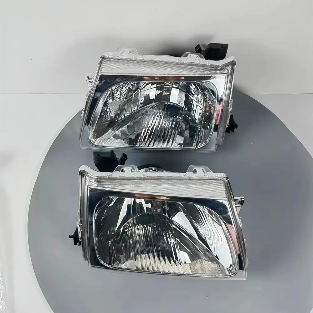 A Pair Headlights for Toyota 2001 HILUX Pickup 81130-35370 81170-35350  Head Lamp KDN145 N150 N160 N170 N180 N190 Crystal