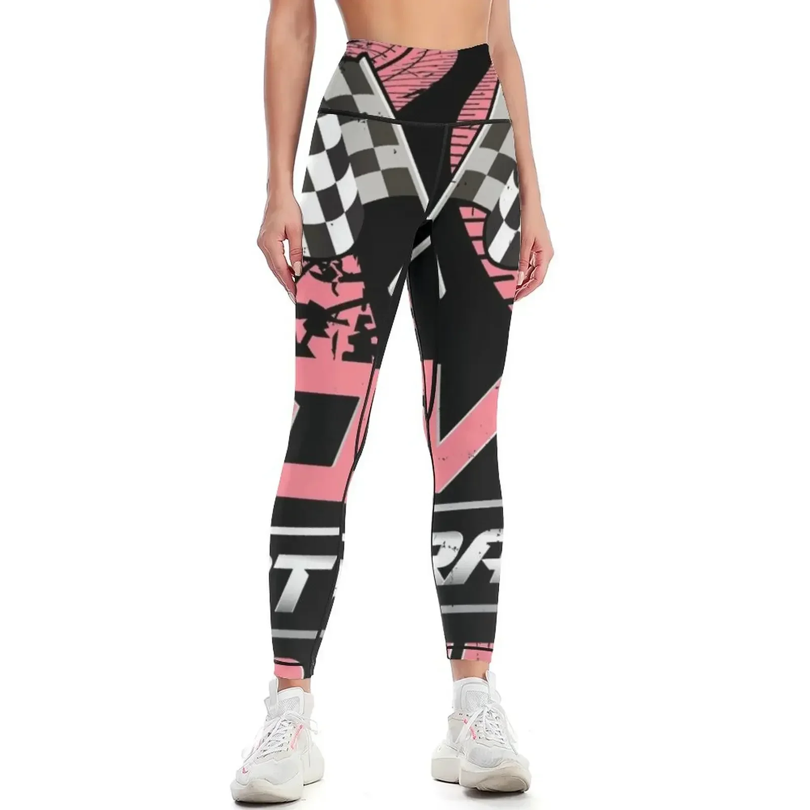 sommige meisjes houden van dirt track races. Legging sporttennis voor Legginsy push-up Dames sport gymkleding Damesleggings