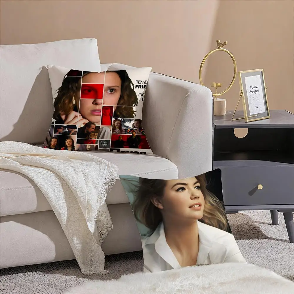 COOL B-Bobbi Brown Cushion Cover Linen Pillow Case Soft Breathable Protective Couch Room Decoration