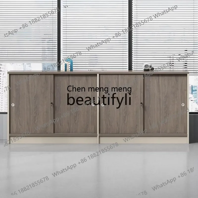 

Офисный шкаф-перегородка Zj6660 с выдвижными ящиками, боковой шкаф для принтера и архива, деревянный шкаф для документов