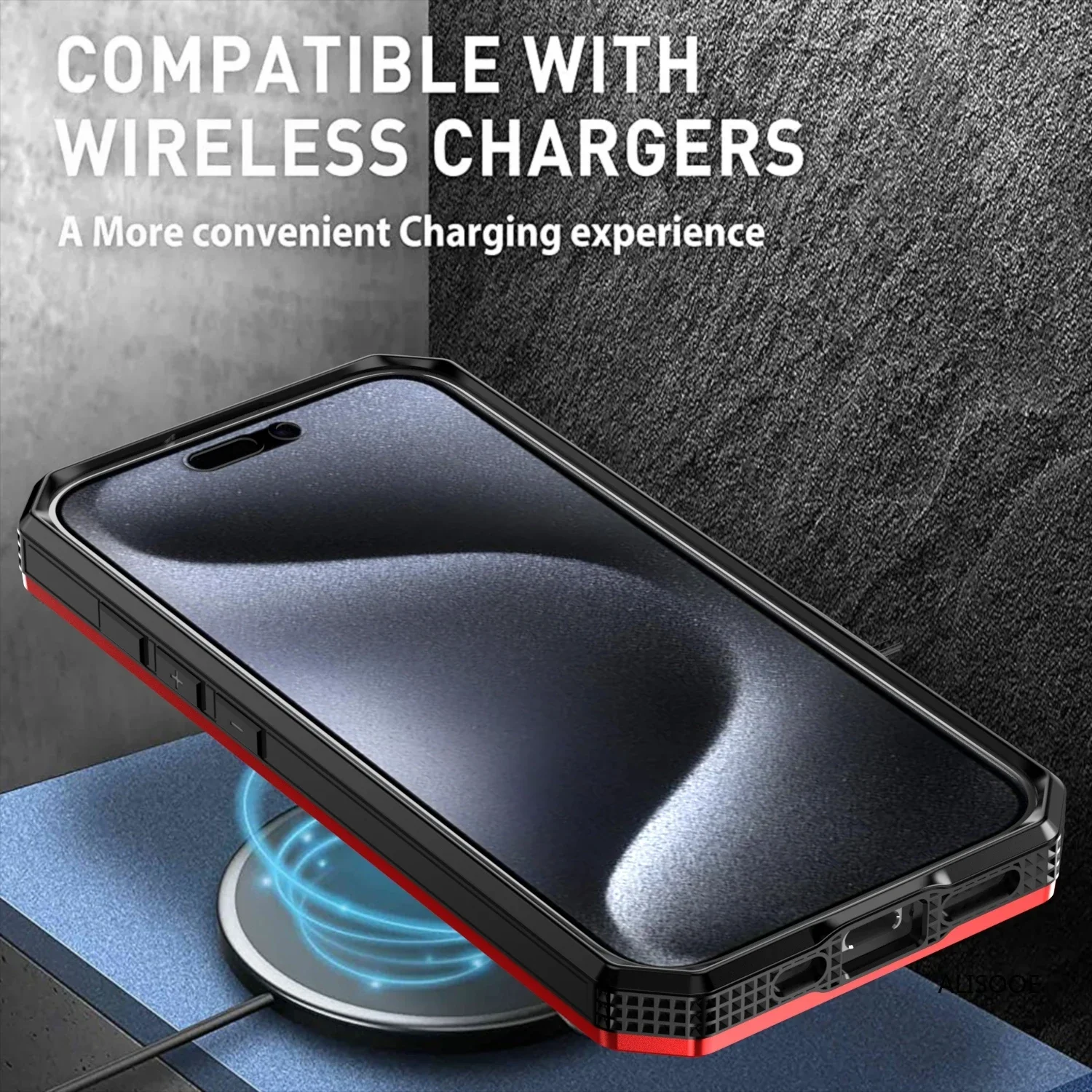 Robuste, stoßfeste Funda für iPhone 16 Pro Max / 15 Plus Hülle, Rüstungsring, Ständer, Abdeckung für iPhone 13 14 15 16 Pro Max Hülle