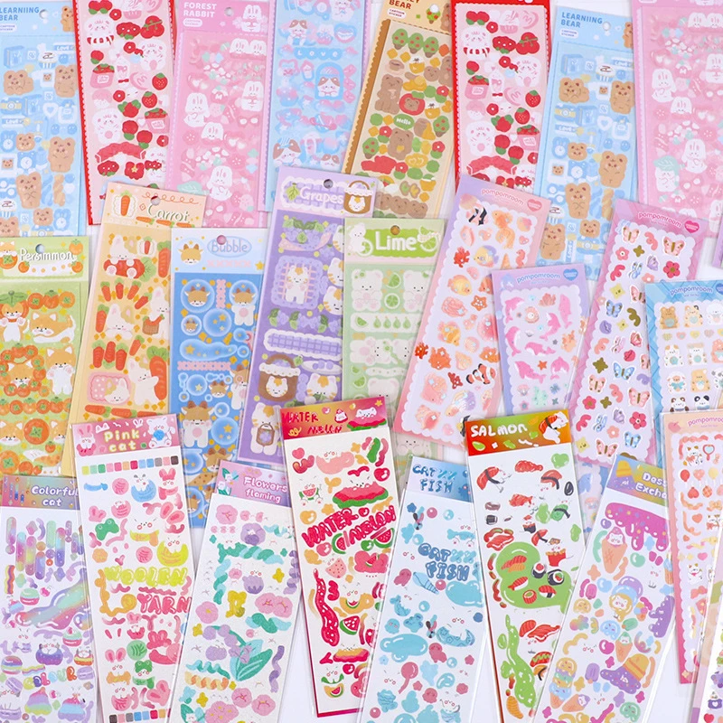 6/8/12pcs a pack Kawaii lace edge DIY washi tape scrapbooking diary scene photo frame decoration cute sticker school stationery