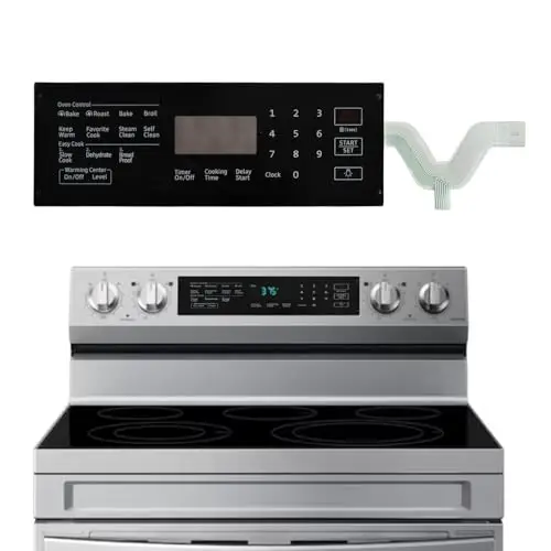 DG34-00030A Membrane Touchpad Compatible with Samsung Stove Oven PD00040719 AP5967636 PS11720662
