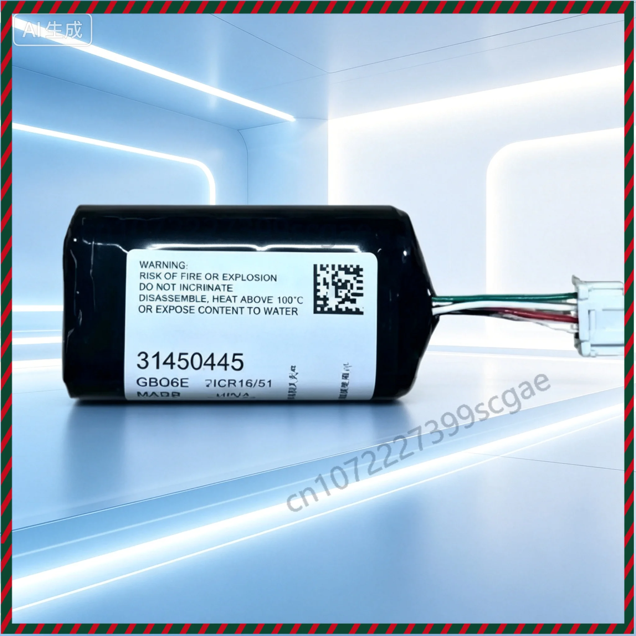 Brand‑New 7.2V 450mAh Battery 31450445 GBQ6E BP15 for Volvo VCM Gateway Module