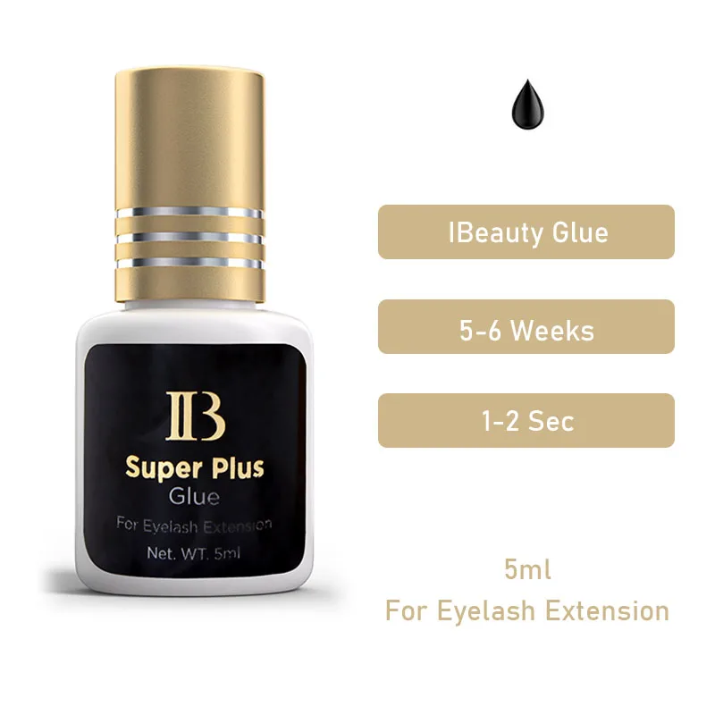 2 Bottles IBeauty Super Plus Glue Adhesive For Eyelash Extensive Super Bonder Korea Liquid Clear Health Shop Makeup Professional