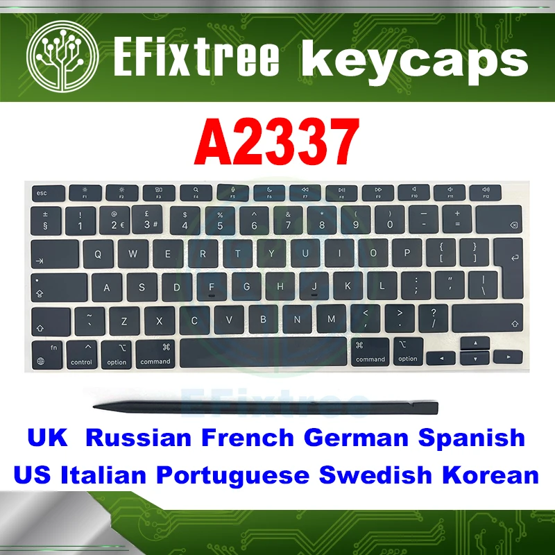 Laptop Keycaps For Macbook Air 13.3 inch A2337 Keys Key Cap Used repairing and replacing laptop keyboards EMC 3598 Year 2020
