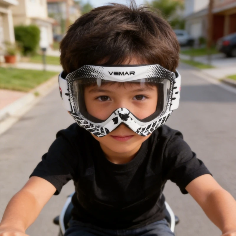 

Детские очки для мотокросса, мотоциклетные очки для детей, защитные очки для внедорожных мотоциклов и MTB, защитные очки для гонок, подходят для шлема.