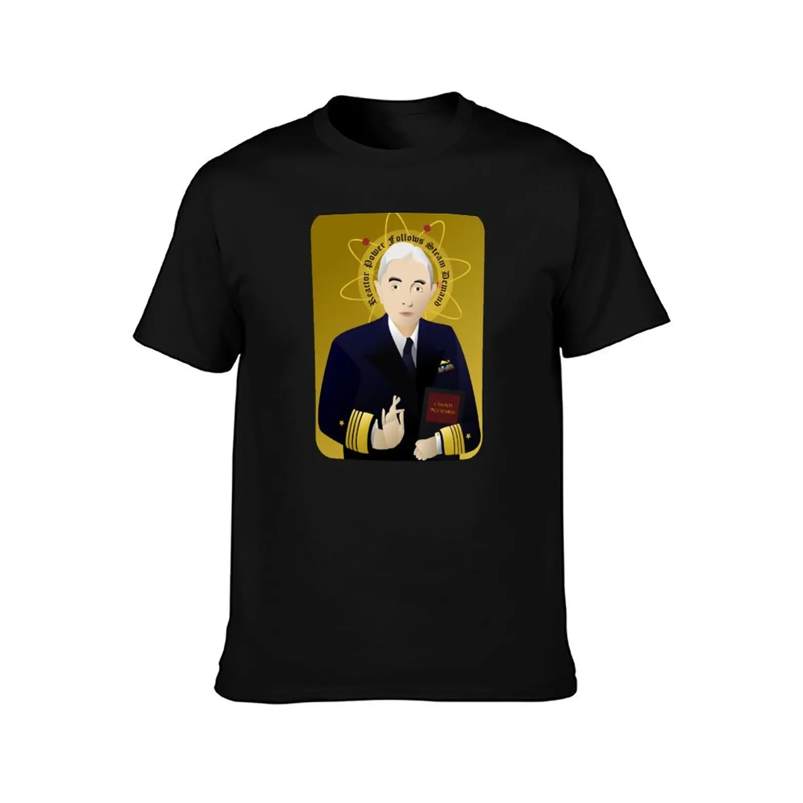 Hyman G. Rickover Icon T-Shirt customs vintage anime shirt aesthetic clothes T-shirt men