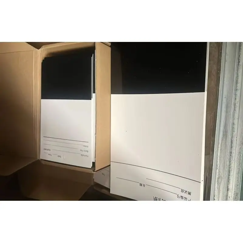 New Hiding Power Paper Coating Test Cardboard Black and White Grid Contrast Ratio Reflectance Test Paper Jam Paint Film Meter