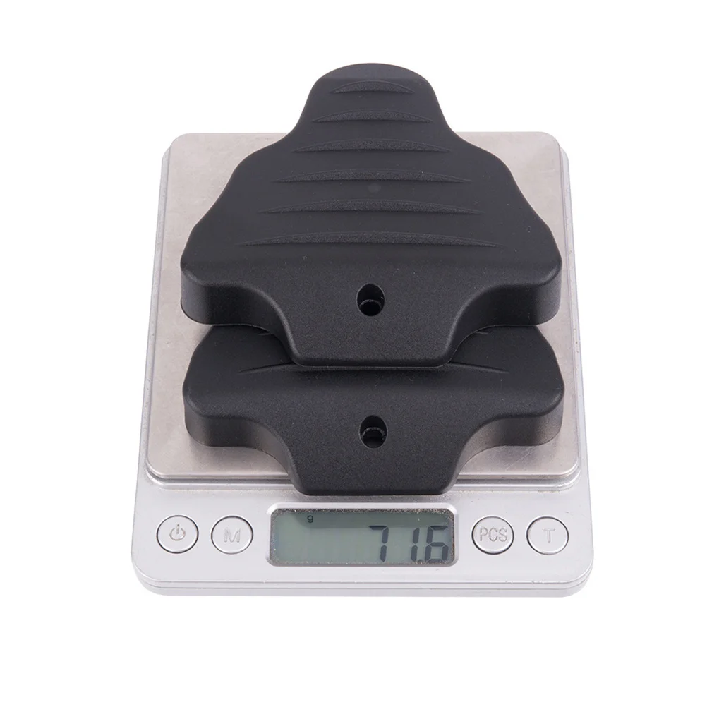 1Pair Durable Bike Pedal Cleat Cover Slip-Resistant Mud-Proof Cycling Accessories Practical Black Shoe Cleat Protective Cover