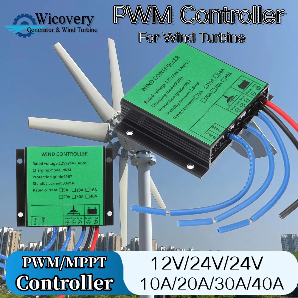 5000W 8KW 48V MPPT PMW Wind Solar PWM Charge Controller Wind Turbine Generator 5000W Solar Panel For Lithium Lead-Acid