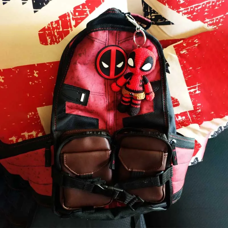 Hot Sales Marvel Deadpool Captains America Backpack Anime Cartoon Backpacks Outdoor Leisure Travel High Capacity Backpack Gifts