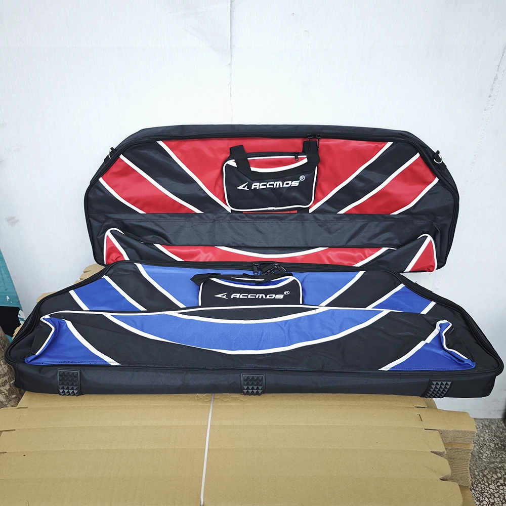 ACCMOS Large Capacity Compound Bow Bag with Pulley Bow Storage Archery Equipment Bag for Outdoor Shooting Hunting