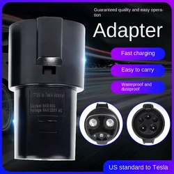 For Tesla Mode 3 S X Y NACS EV Charging Adapter  TO  SAE J1772 Type 1 Converter 80 A High Quality