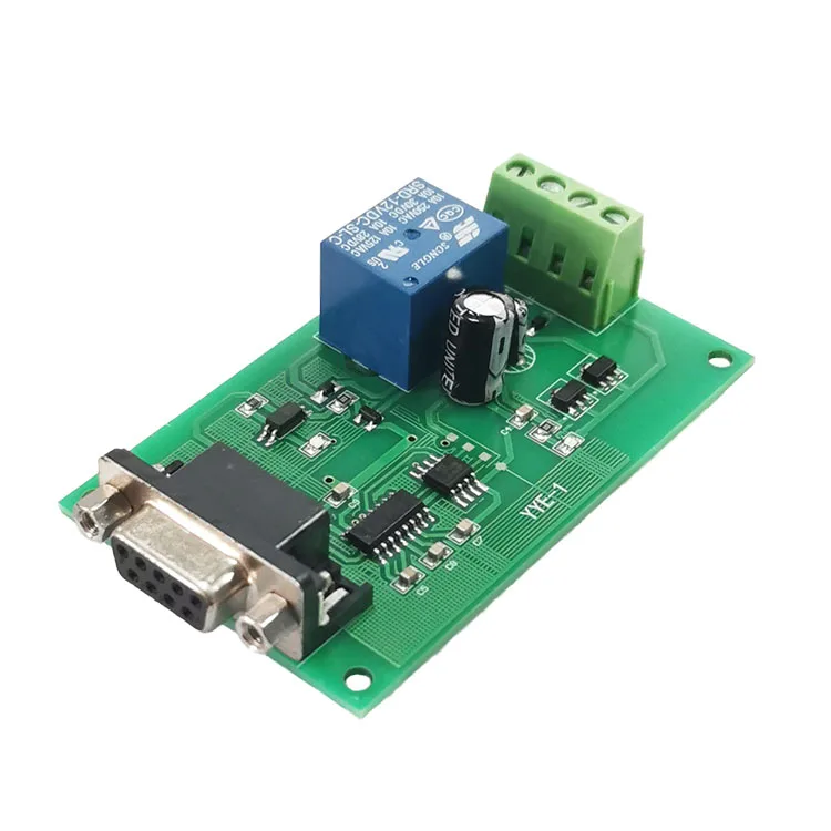 Single chip USB control switch PLC RS232 serial port control relay module DC12V computer board