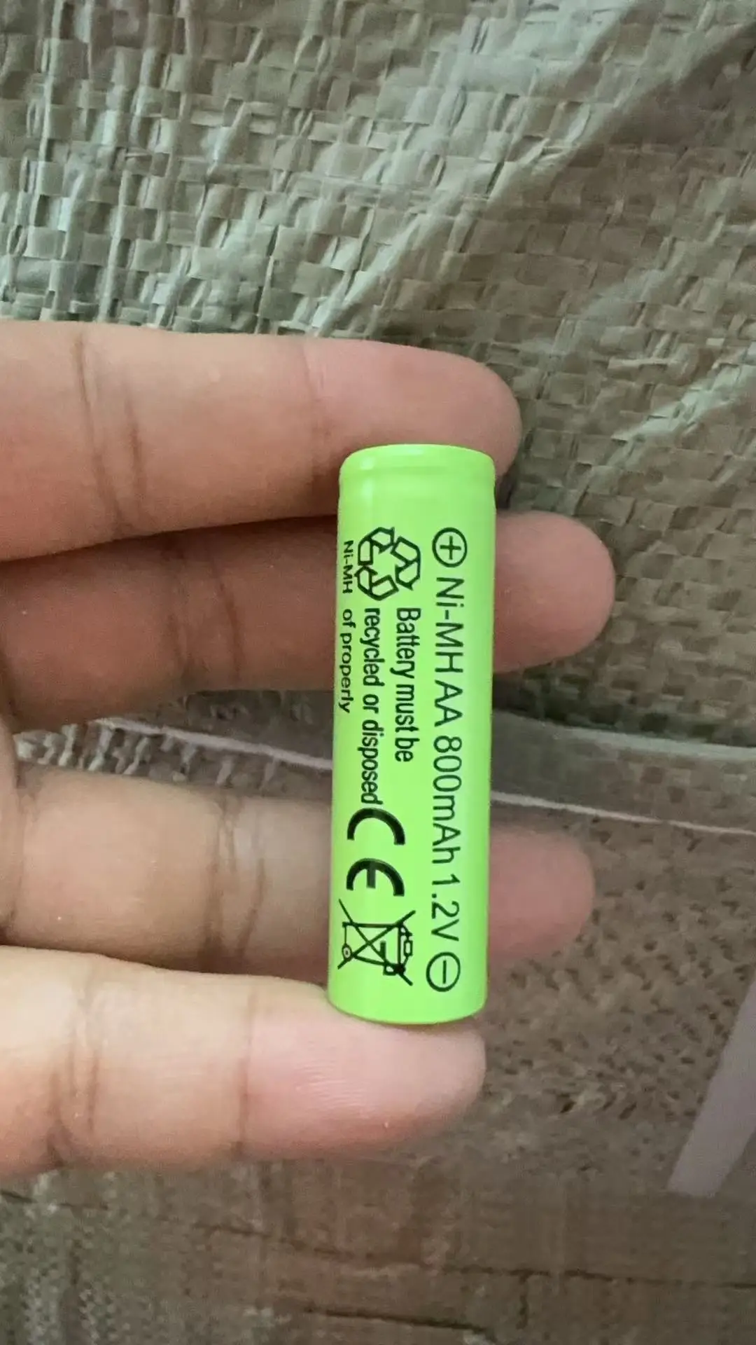 buy more will cheap Power 1.2V AA800MAH nickel hydrogen rechargeable   electric shaver charging battery, NI-MH 10C pointed tip