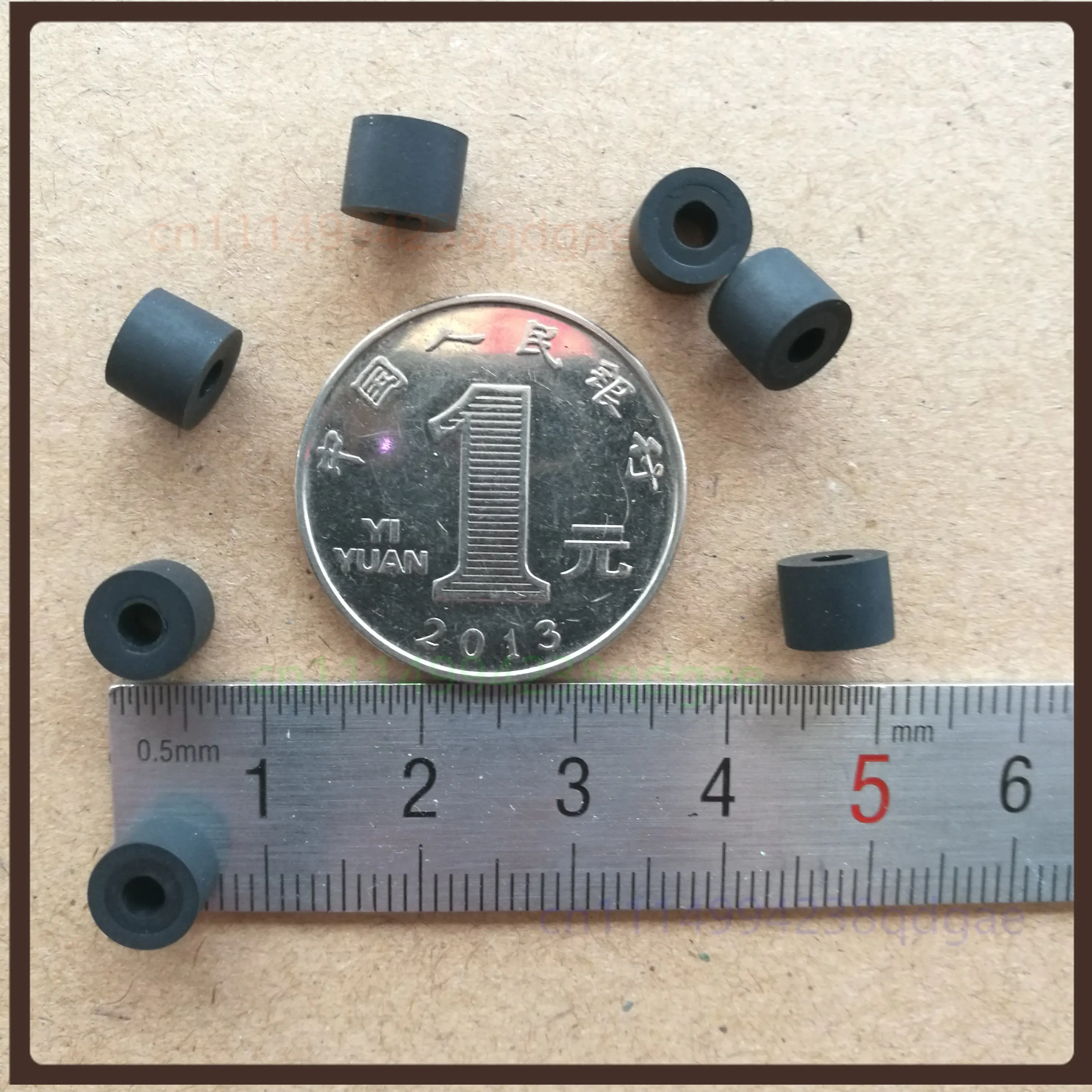 1PCS Rubber Sleeve Shock Absorbing Bushing ID3mm OD7mm H5.5mm Rubber Ring Rubber Product Replacement Parts