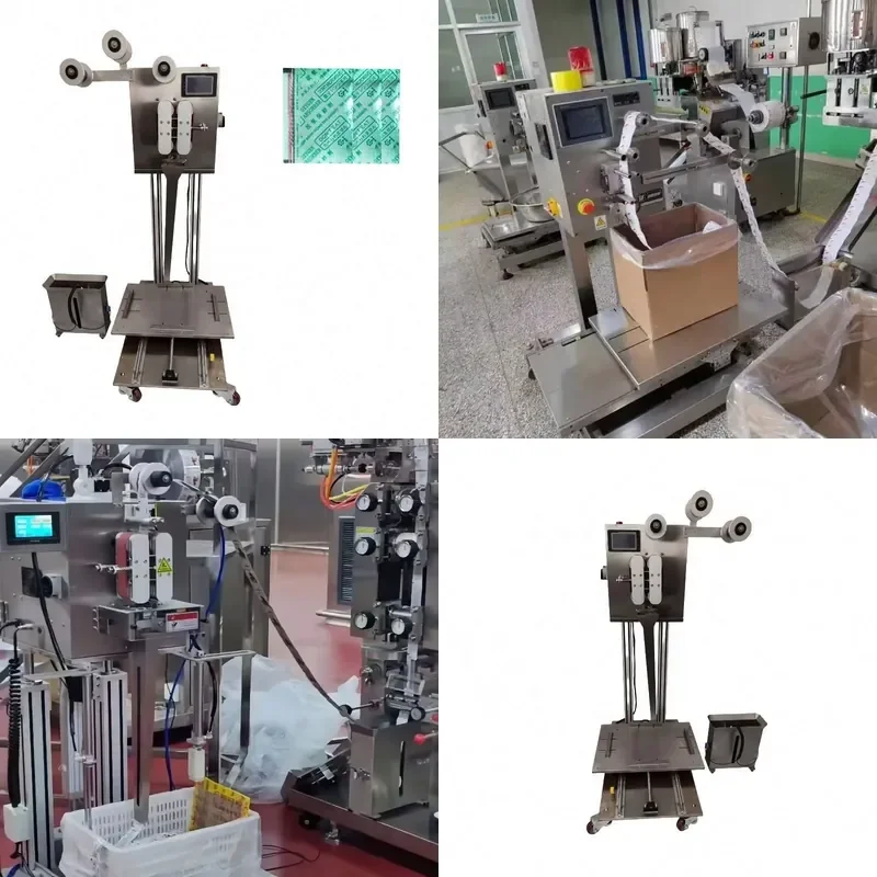 Automatic Electric Plastic Continuous Bag Folding Machine for Packaging Food Sauces Desiccants and Antioxidant Bags