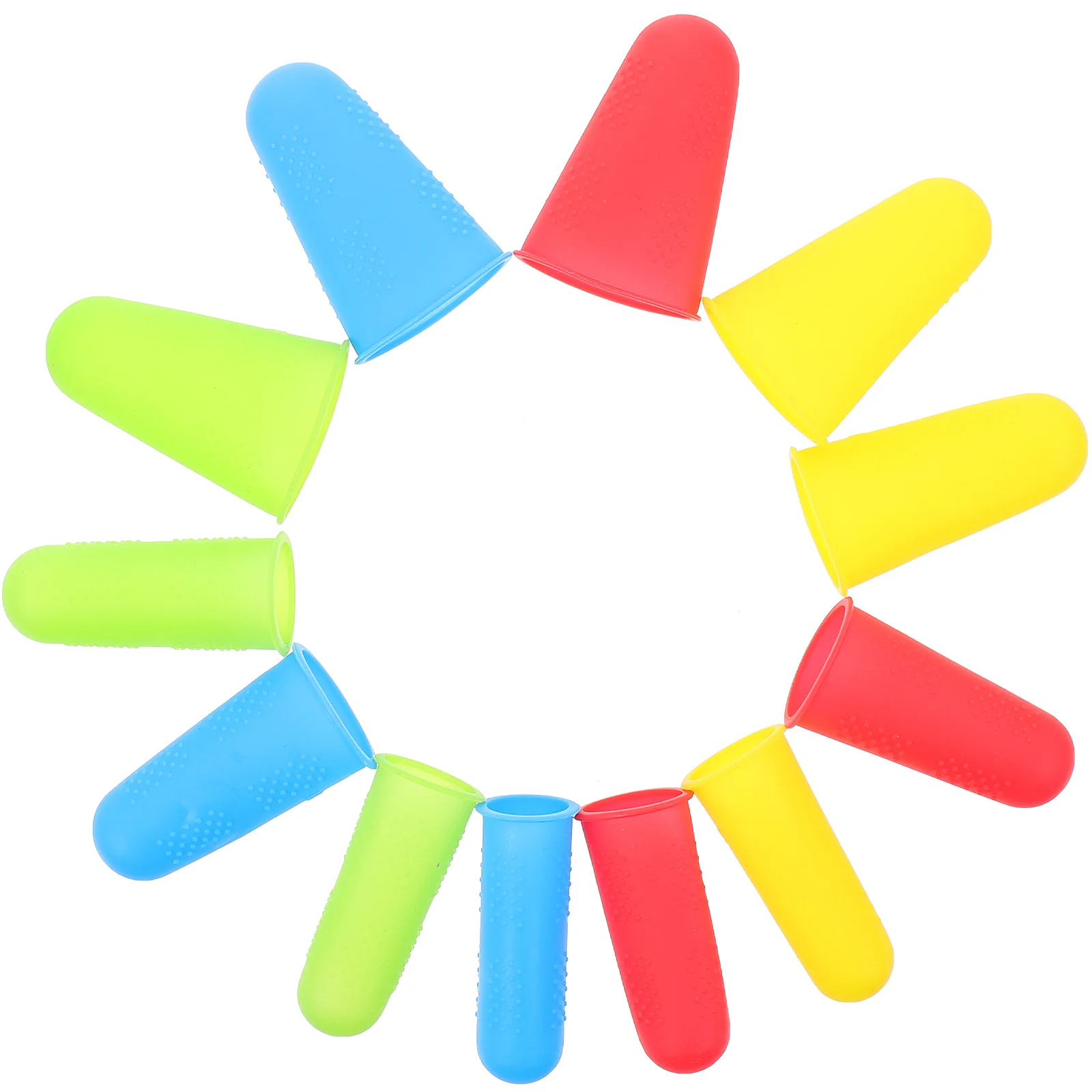 12 Buah Pelindung Jari Silikon Dapat Digunakan Kembali Anti-Selip Sarung Jari Multifungsi Tahan Lama untuk Membangun Patung Berkebun