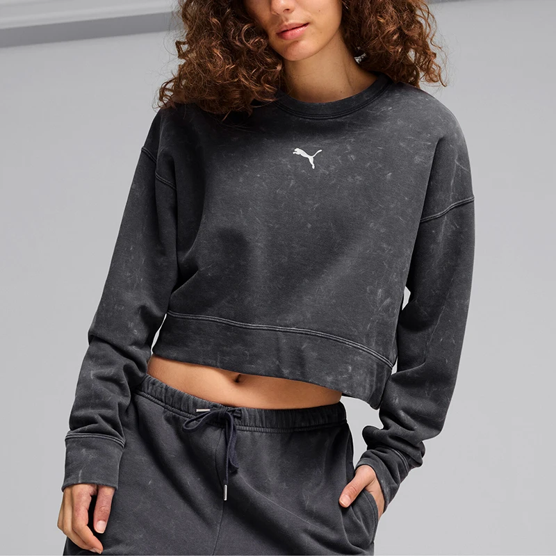 

Оригинальная женская короткая спортивная толстовка Puma в стиле ретро 629053-69