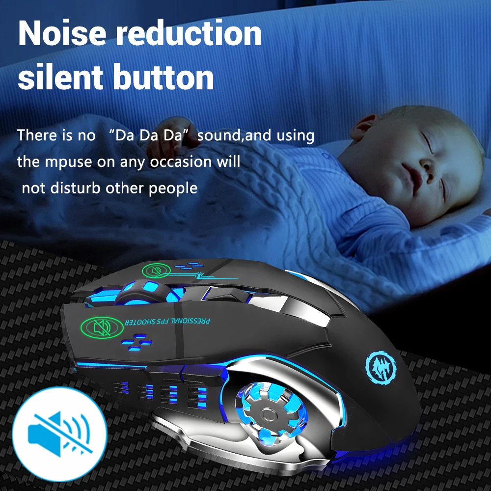 Rechargeable Bluetooth Gaming Mouse 5