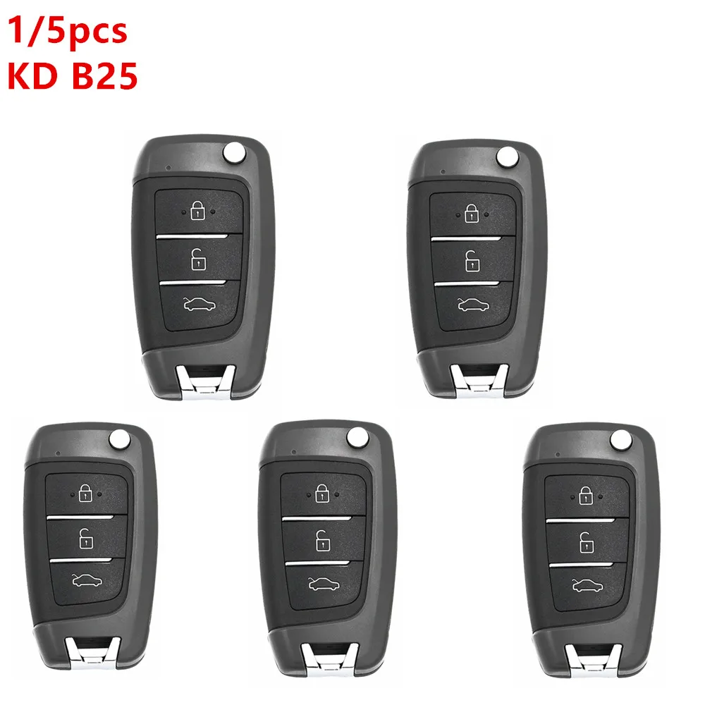 1/5PCS KD B25 KEYDIY Remote Control Car Keydiy 3 Button B Series for KD MINI KD900 URG200 Key Programmer For Hyundai Elantra