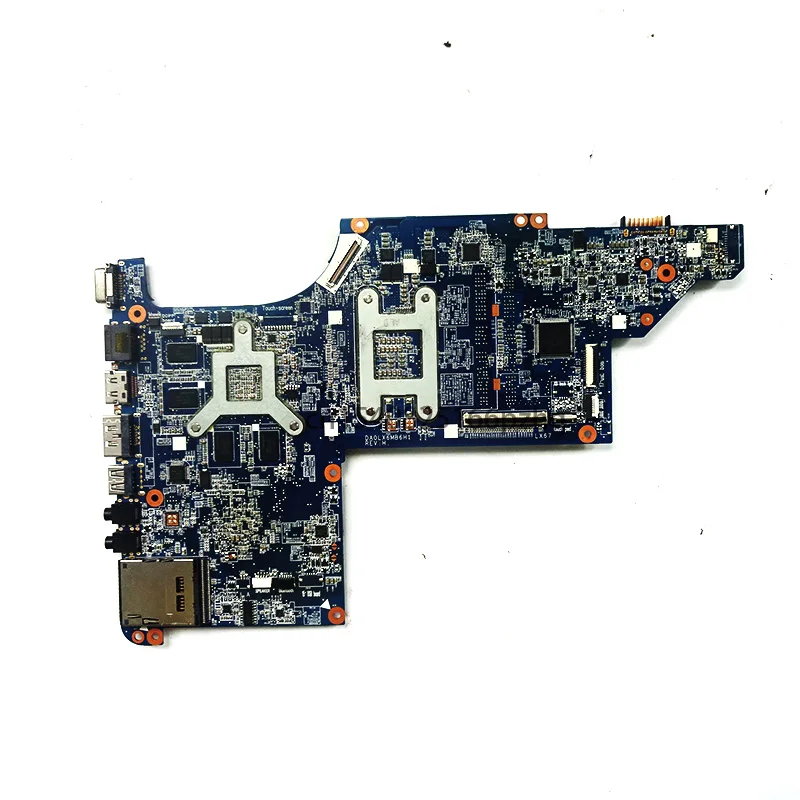 Hulics Used 605320-001 For HP Pavilion DV7 DV7T DV7-4000 Laptop Motherboard HM55 HD5650M 1GB Support I7 Only